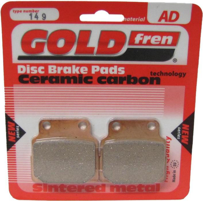 Front Right Goldfren Brake Pad Fits Honda CB 450 DX 1989-1992