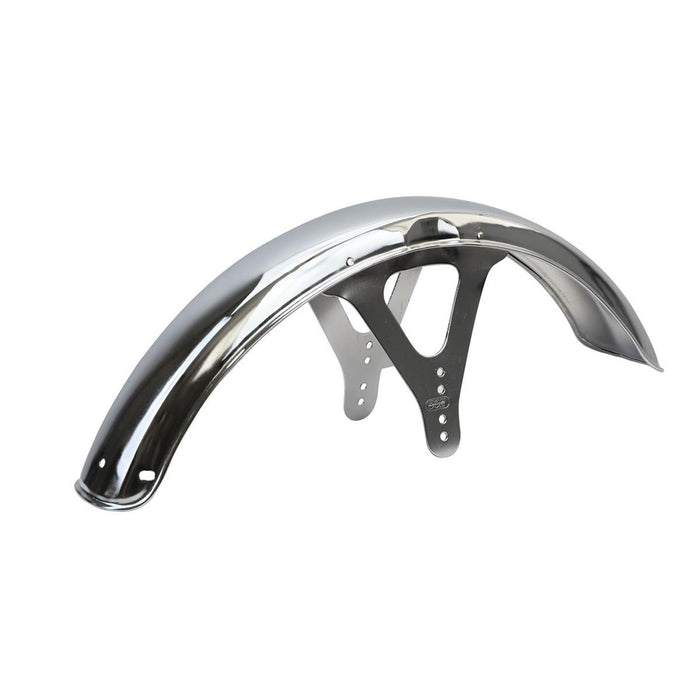 Front Mudguard For Honda H100S Chrome (Holes:) – motorcycle part available from UK stock