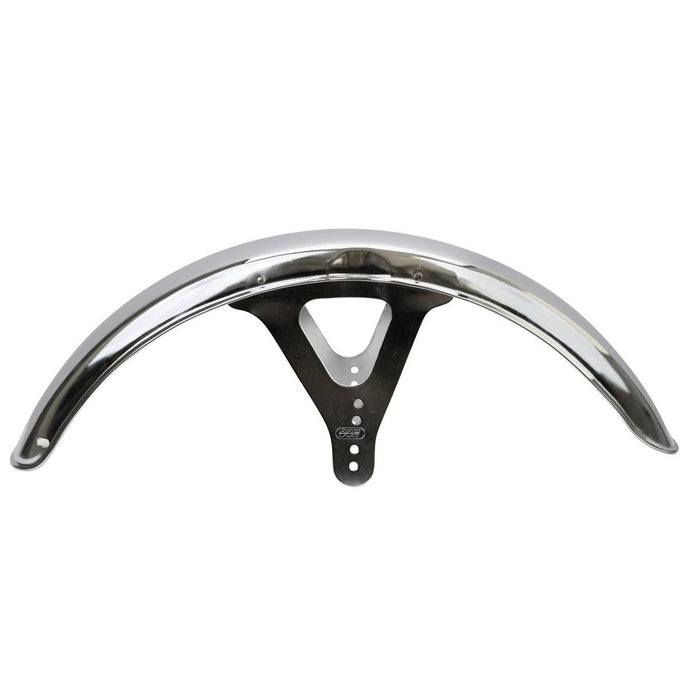 Front Mudguard For Honda H100S Chrome (Holes:)
