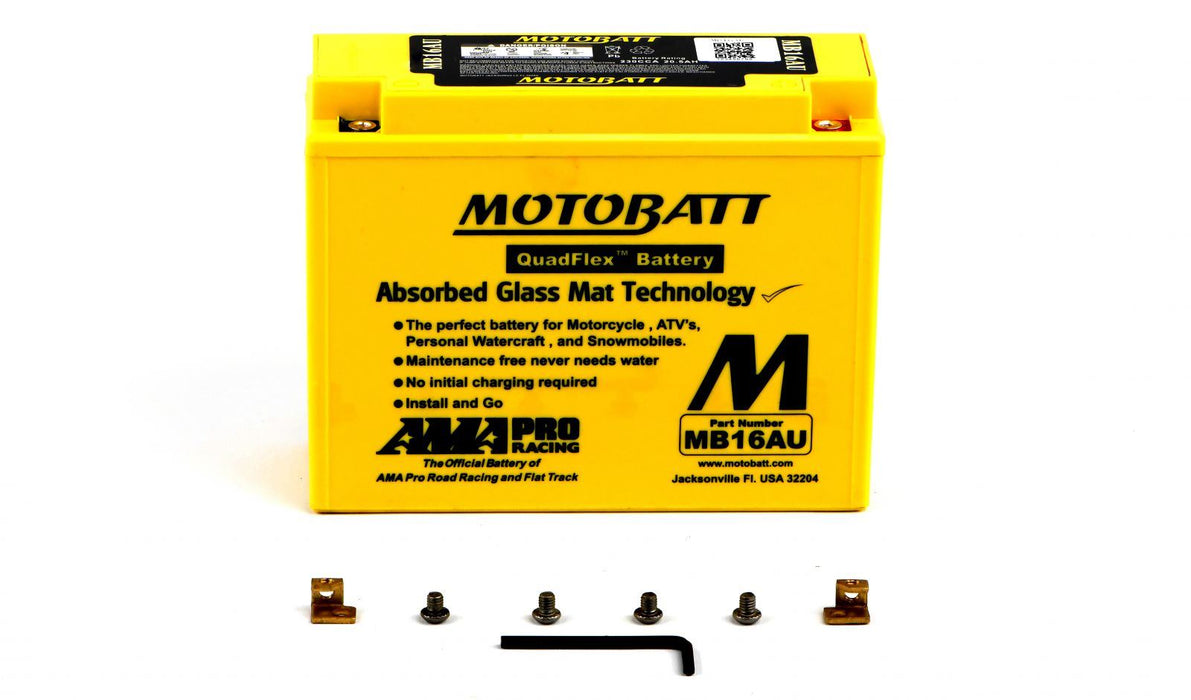 Motobatt Sealed Battery Fits Yamaha XV 700 CS Virago MB16AU 1986