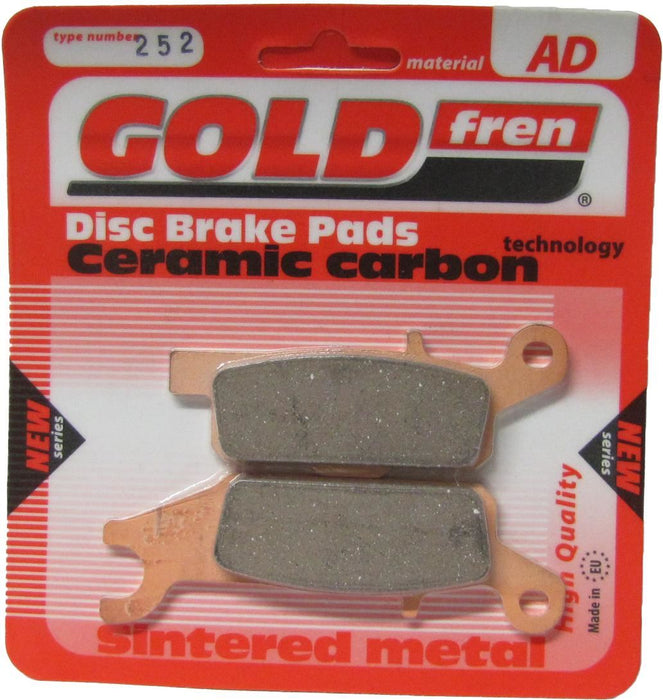 Front Left Goldfren Brake Pad Fits Yamaha YFM 550 Grizzly FGY 28P3 2009