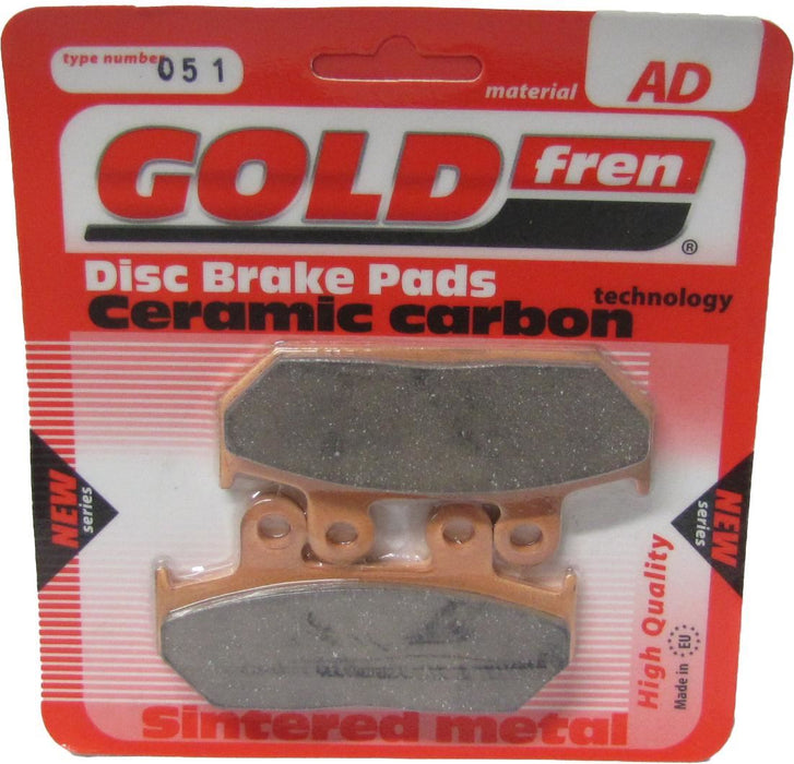 Front Right Goldfren Brake Pad Fits Honda CBR 750 FH Superaero RC27 1987