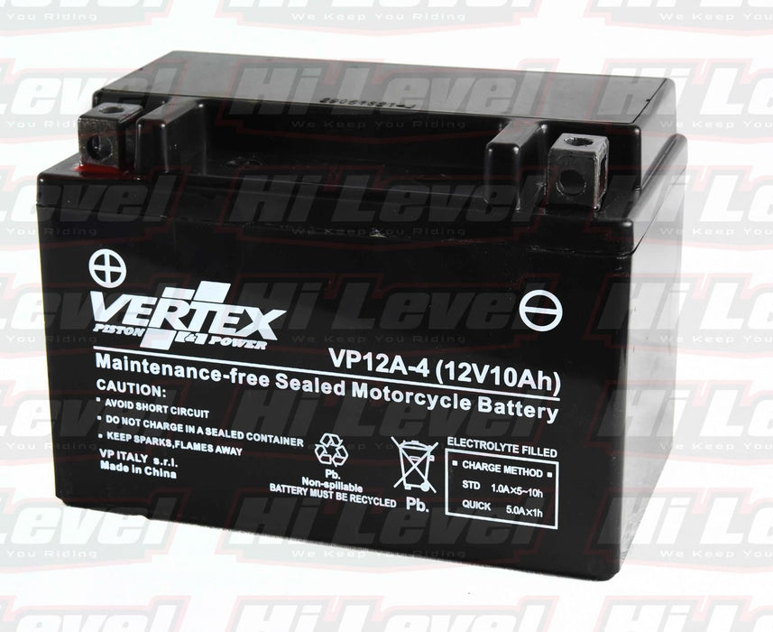 Vertex Battery Fits Suzuki GSX-R 750 Y Twin Spar Frame L/C EFI CT12A-BS 2000