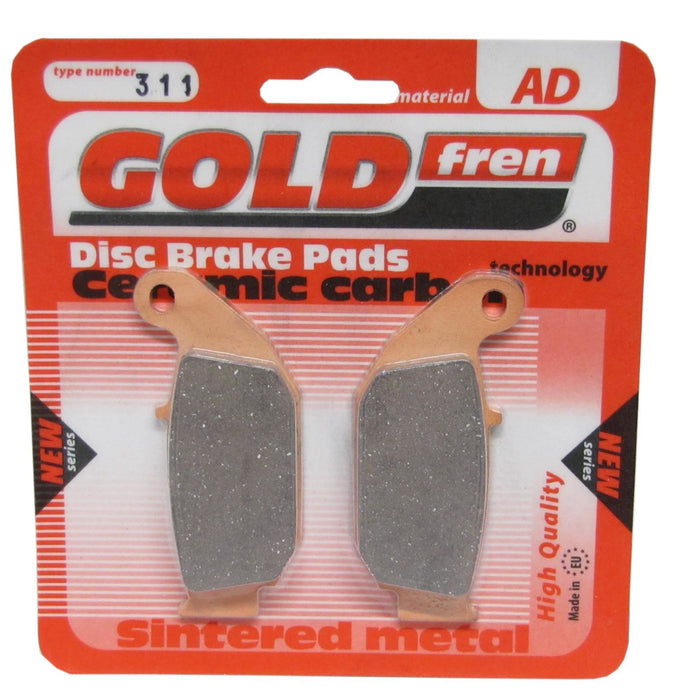 Rear Right Goldfren Brake Pad Fits Honda CBR 125 RB 2011