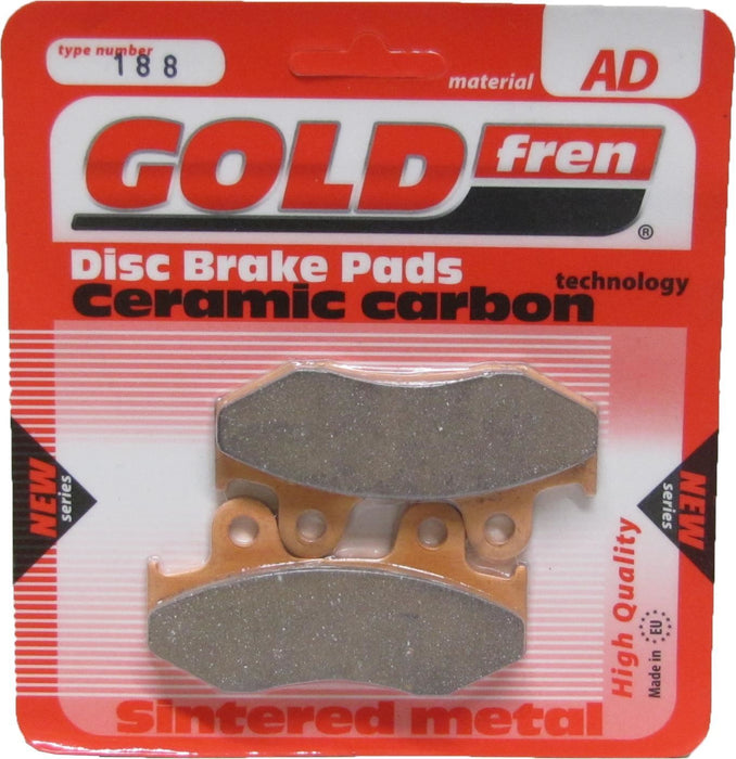 Front Right Goldfren Brake Pad Fits Honda PES 125 -8 2008