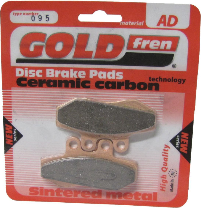 Front Right Goldfren Brake Pad Fits Yamaha XC 125 Cygnus X 4P95 2009