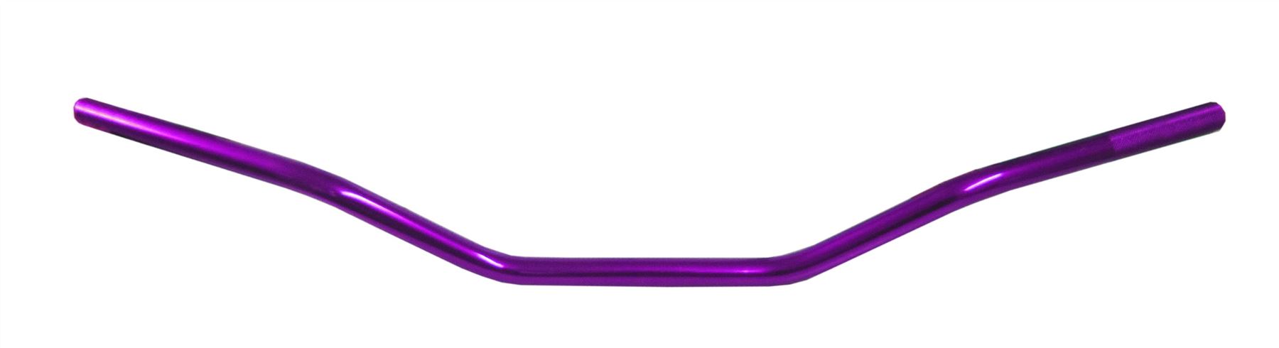 Motorcycle Handlebar 7/8" Aluminium Purple 1.50" Rise without brace