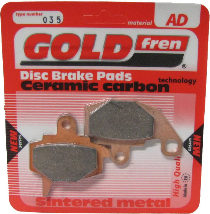 Front Right Goldfren Brake Pad Fits Kawasaki KLR 650 KL650A2 1988