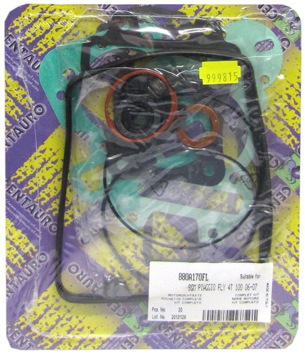 Full Gasket Set Fits Piaggio 100 Fly 06-09, Zip 07-08 (4T), Aprilia Scarbeo (4T) 00-04