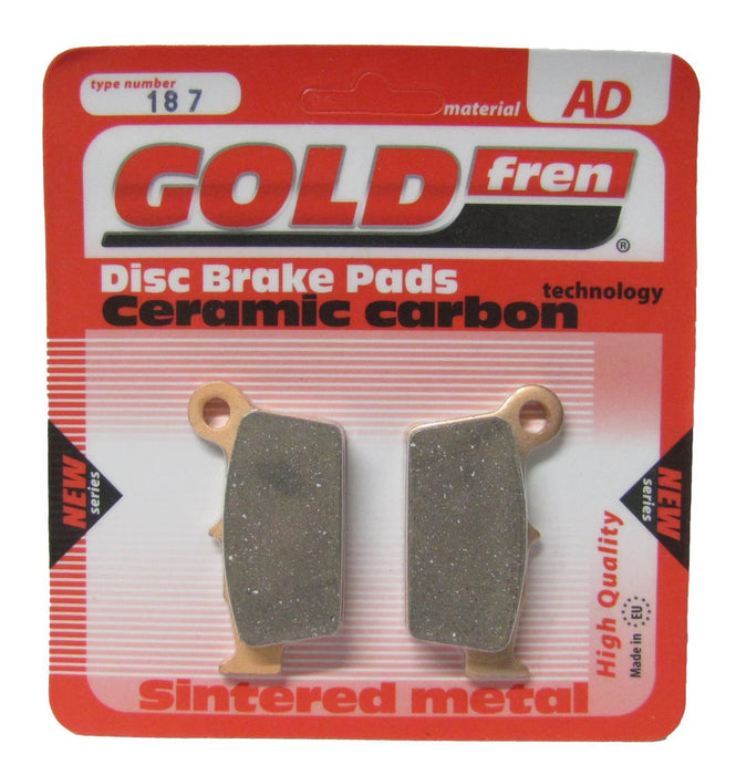 Rear Right Goldfren Brake Pad Fits Yamaha YZ 450 FV 4T 4th Gen 2S22 2006