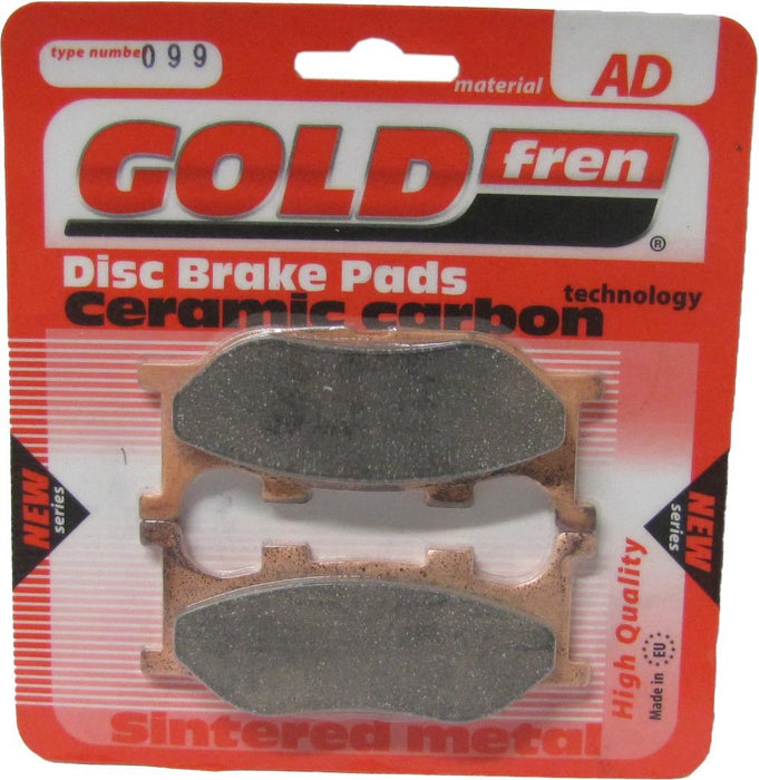 Front Right Goldfren Brake Pad Fits Yamaha XJ6-FA Diversion 2011