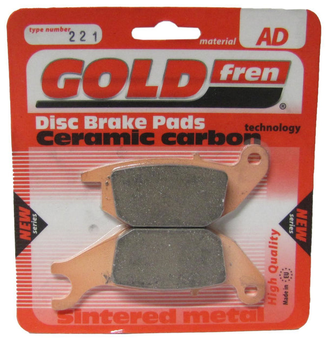 Rear Right Goldfren Brake Pad Fits Honda XL 125 V5 Varadero 2005