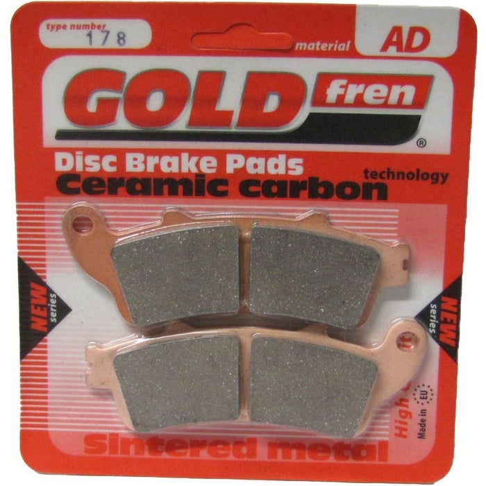 Rear Right Goldfren Brake Pad Fits Honda GL 1800 -3 Gold Wing 2003