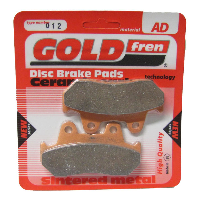 Front Left Goldfren Brake Pad Fits Honda GL 1200 AH Gold Wing Aspencade 1987