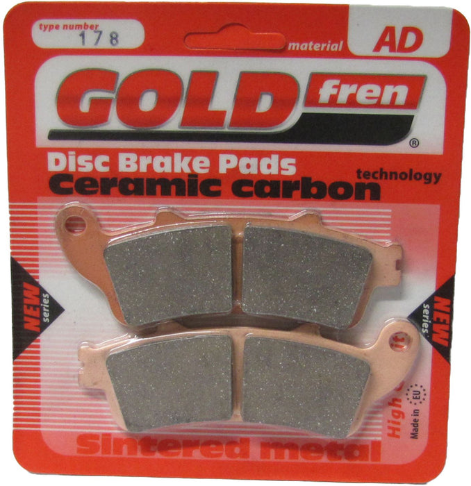 Rear Right Goldfren Brake Pad Fits Honda ST 1300 -2 Pan European 2002