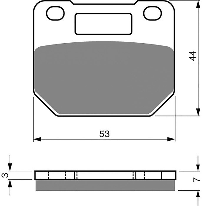 Front Right Goldfren Brake Pad Fits Suzuki RG 125 UCH Gamma l 1987