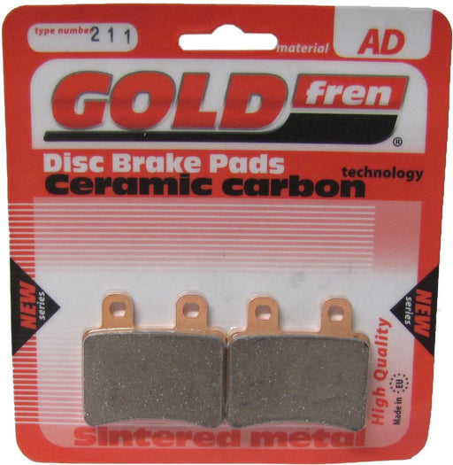 Front Right Goldfren Brake Pad Fits Yamaha XT 125 R 3D63 2006