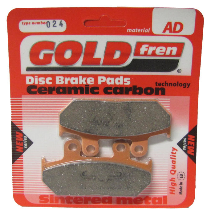 Front Right Goldfren Brake Pad Fits Honda VT 600 CK Shadow VLX 1989