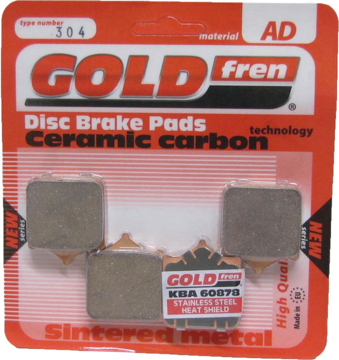 Goldfren-Bremsbelag hinten rechts passend für Honda MUV 700-9 Big Red 2009