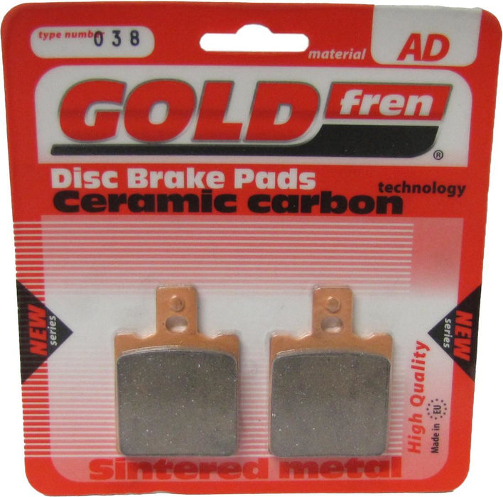 Rear Right Goldfren Brake Pad Fits Montesa Honda 311 1992-1993