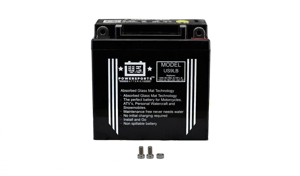 Powersport Sealed Battery Fits Yamaha RD 200 DX Spoke Wheel CB9L-B 1976-1978