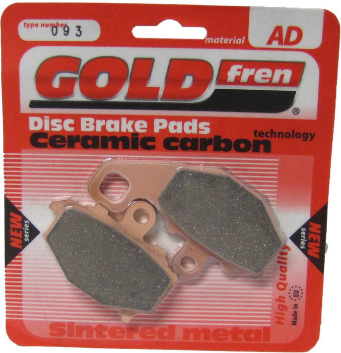 Rear Right Goldfren Brake Pad Fits Kawasaki Z 1000 ZR1000A3H 2005