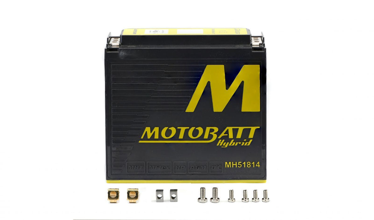 Motobatt Hybridbatterie MH51814 Lithium, Blei Hybrid 12 V L:186xH:171xB:82