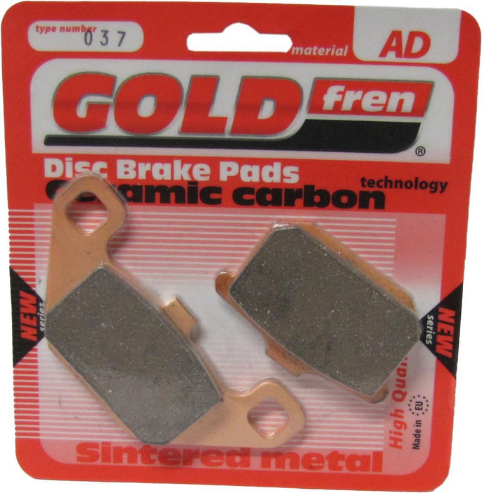 Rear Right Goldfren Brake Pad Fits Kawasaki GPZ 550 A ZX550A6 1989