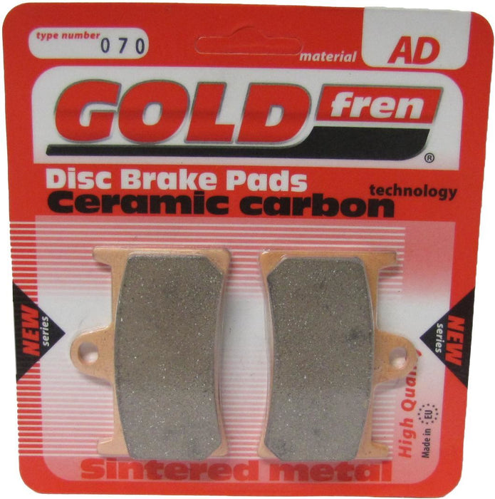 Front Right Goldfren Brake Pad Fits Yamaha TZR 250 3MA5 Reverse Cylinder 1990