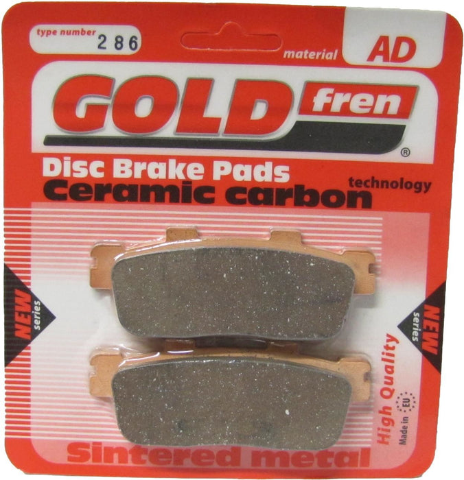 Rear Right Goldfren Brake Pad Fits SYM GTS 300i Evo 2010