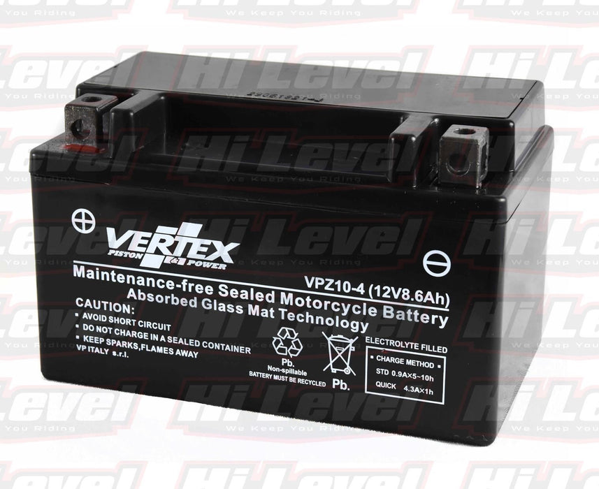 Vertex Motorcycle Battery Fits Aprilia RSV 4 Factory 1000cc CTZ10-S 2009-2011