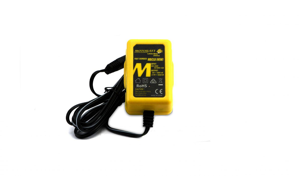 Motobatt MBCLB Little Boy 6V/12V Smart Charger Maintainer AGM GEL Bike Trickle