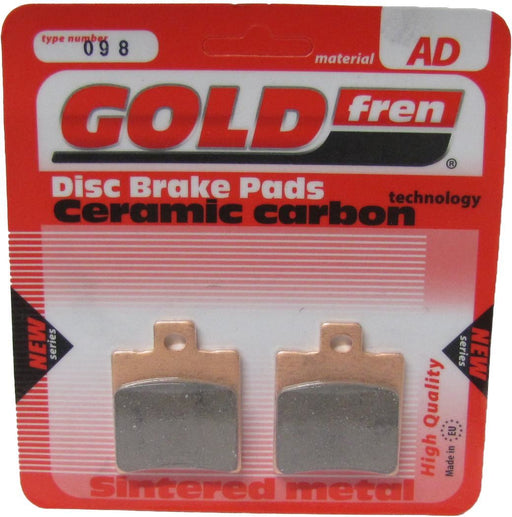 Front Right Goldfren Brake Pad Fits Yamaha YQ 50 Aerox 1BX2 1BX5 2011