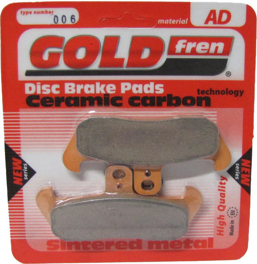 Front Right Goldfren Brake Pad Fits Yamaha TDR 125 3XD1 1991-1992