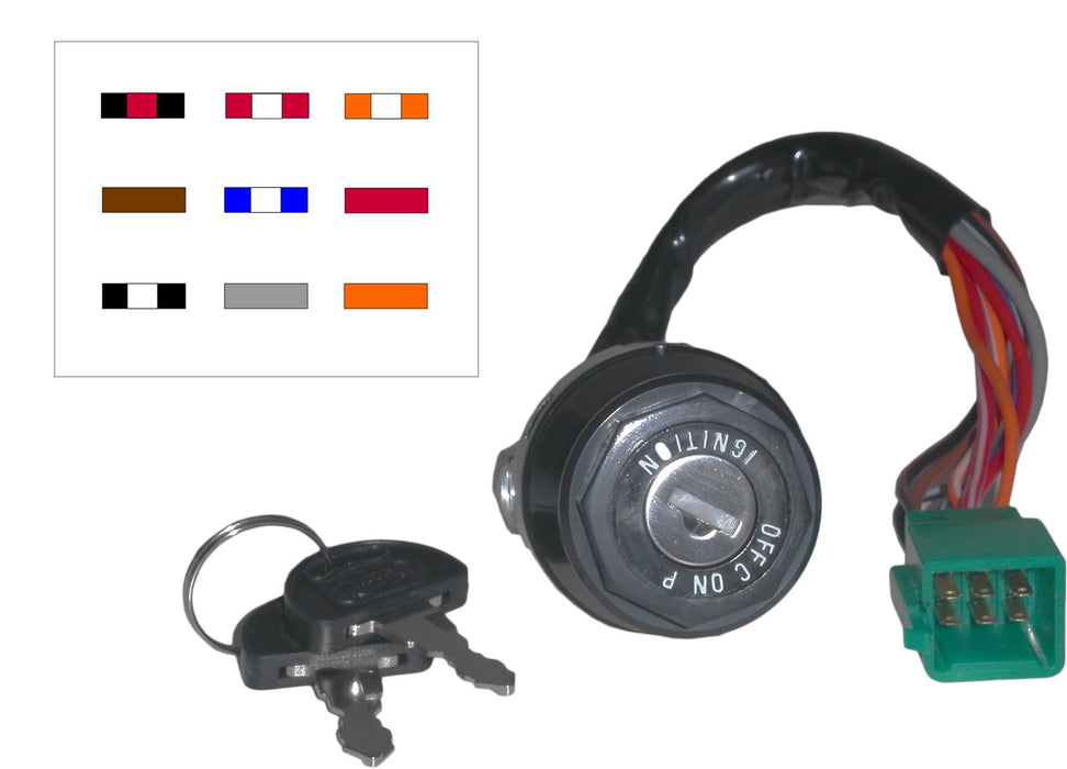 Ignition Switch For Suzuki TS 100 ERZ 1982-1987