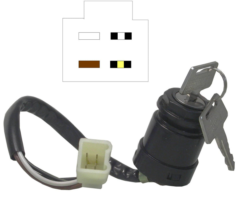 Ignition Switch For Kawasaki KDX 125 1990-1991
