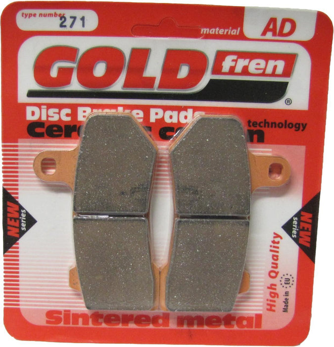 Rear Right Goldfren Brake Pad Fits H/Davidson FLHX 1584 Street Glide 2008-2010