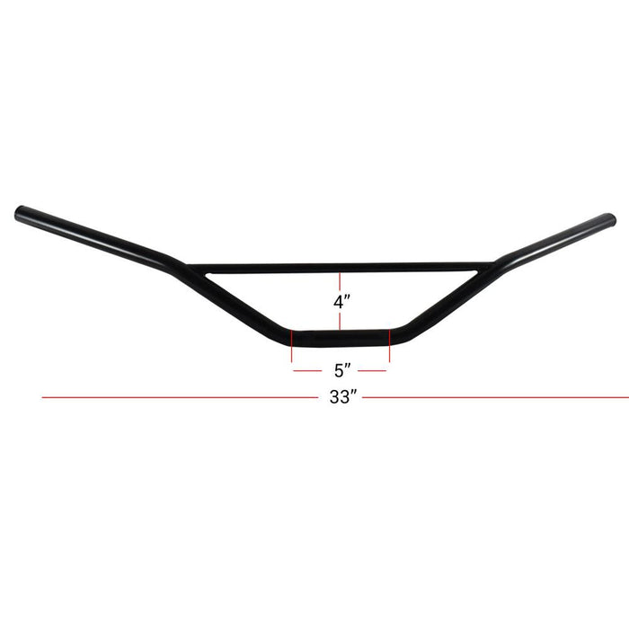 Motorcycle Handlebar 7/8" Trail Black 4" Rise for Yamaha XT500 (840mm Long)