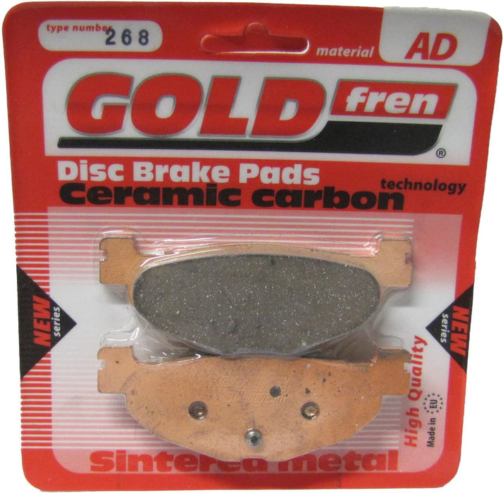 Rear Right Goldfren Brake Pad Fits Yamaha YP 400 Majesty 34B2 2009