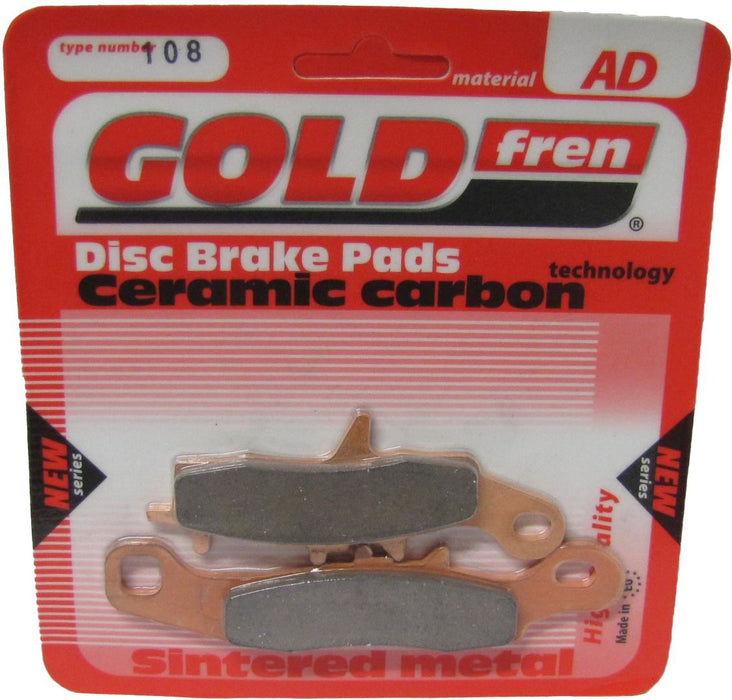 Front Right Goldfren Brake Pad Fits Kawasaki KX 80 W3 2000