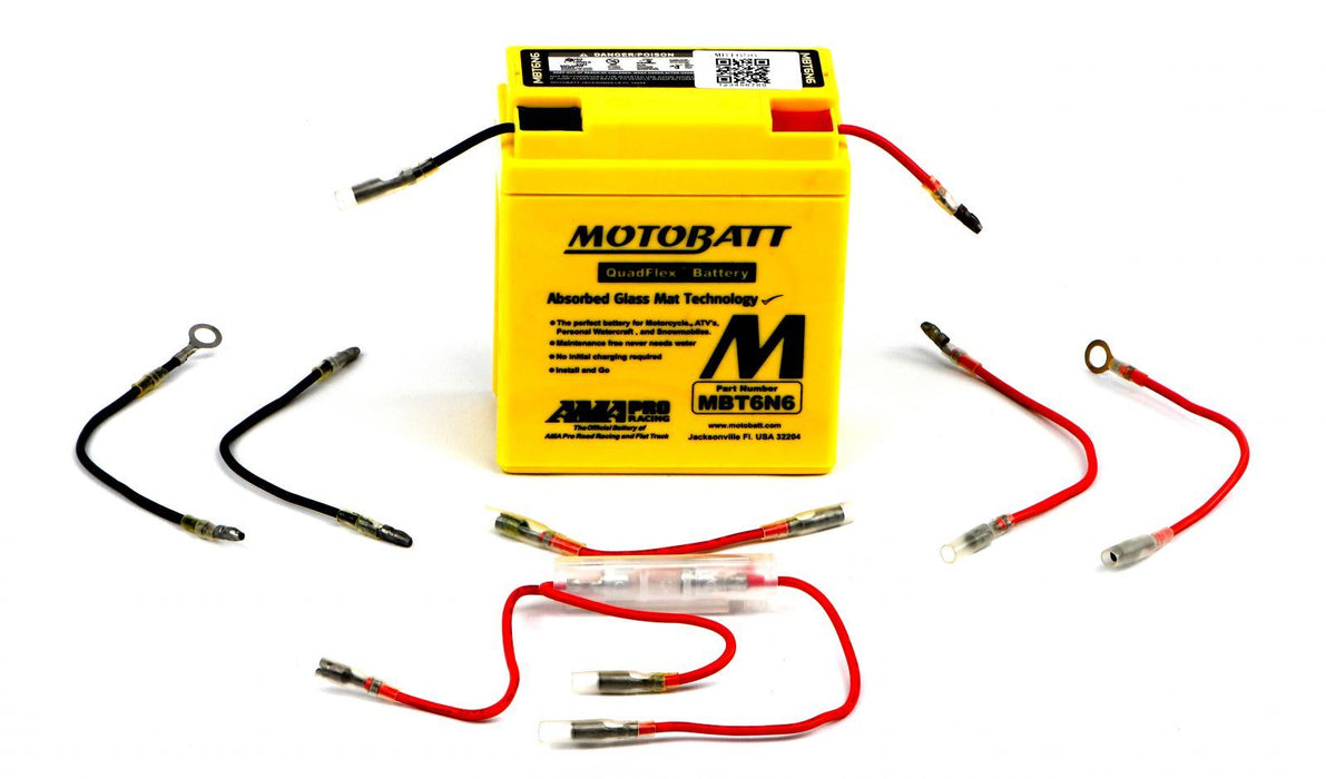 Motobatt Sealed Battery Fits Kawasaki KL 250 C2 MBT6N6 1984