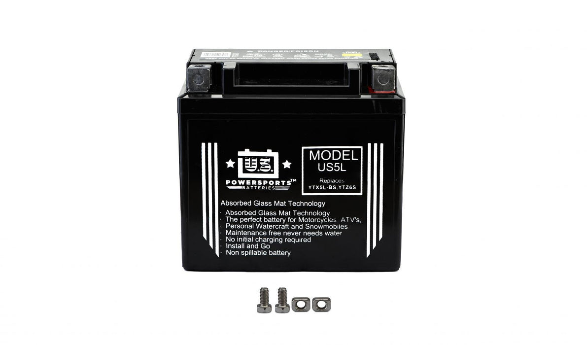 Powersport Sealed Battery Fits Hyosung TE 100 CT5L-BS5L-BS 2005-2007