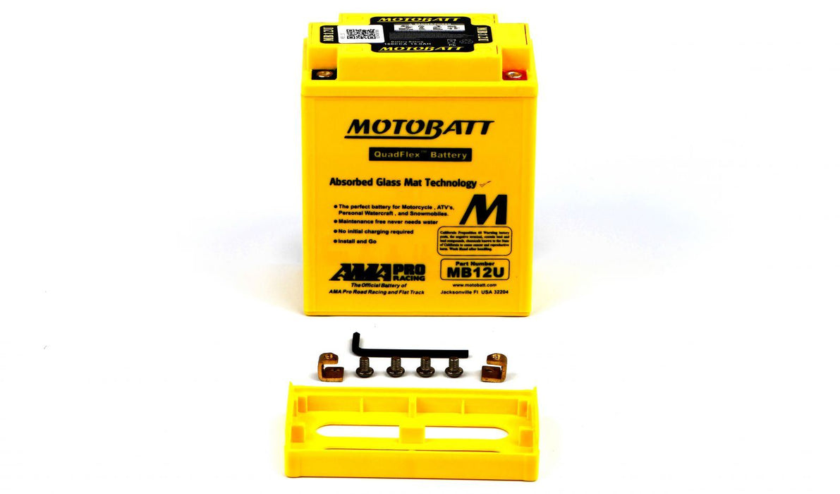 Motobatt Sealed Battery Fits Yamaha XS 250 D Front Disc & Rear Drum MB12U 1979