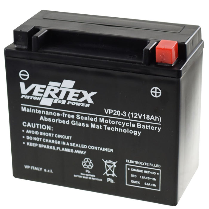 Vertex Motorcycle Battery Fits Polaris 850 Sportsman Touring EPS CTX20L-BS 2010