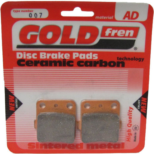 Front Right Goldfren Brake Pad Fits Yamaha YFM 660 FS Grizzly 5KMK 2004