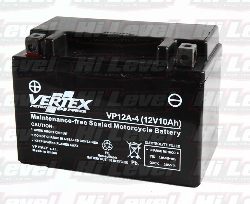 Vertex Motorcycle Battery Fits Kawasaki ER-6N ER650EEF CT12A-BS 2014
