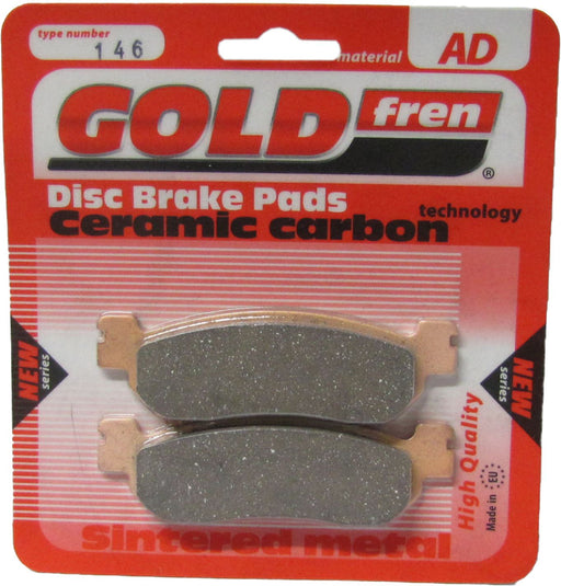 Front Right Goldfren Brake Pad Fits Yamaha XT 225 V 2006