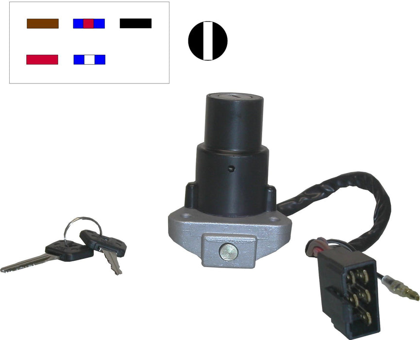 Ignition Switch For Yamaha RD 350 NI YPVS Naked 1985-1987