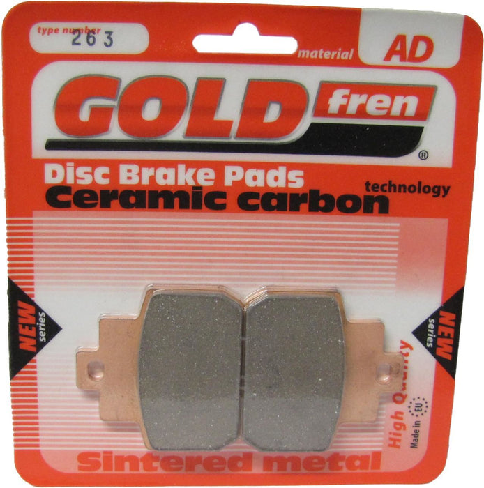 Rear Right Goldfren Brake Pad Fits Piaggio X9 250 Evolution 2005-2006