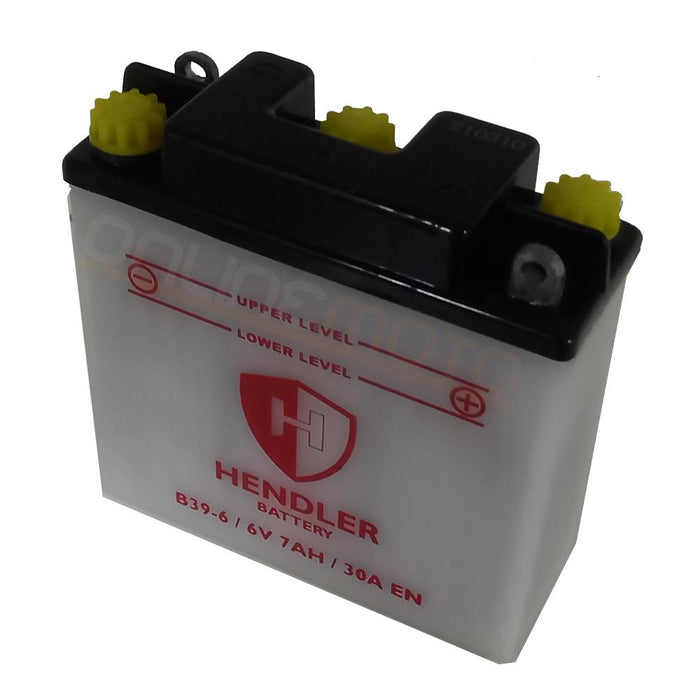 Motorcycle Battery Fits BSA A 65 Star Twin 654cc B39-6 B39-6 6 Volt 1961-1965